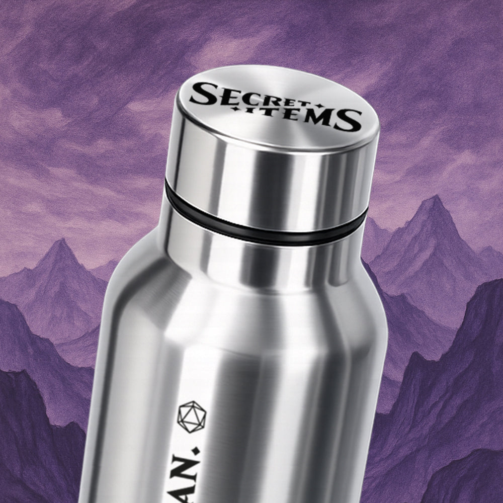 Metal Flask - Big Monster, Small Plan