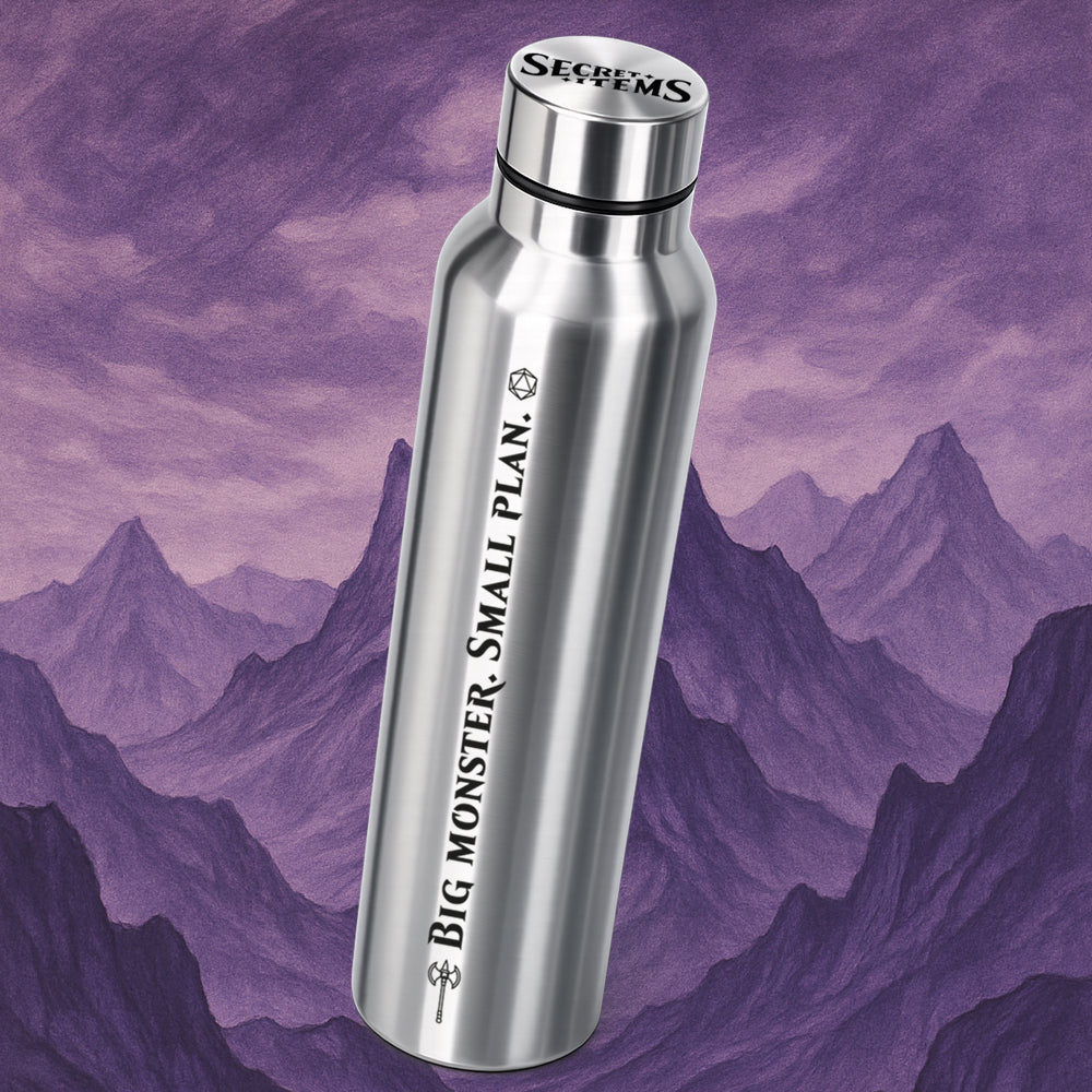 Metal Flask - Big Monster, Small Plan