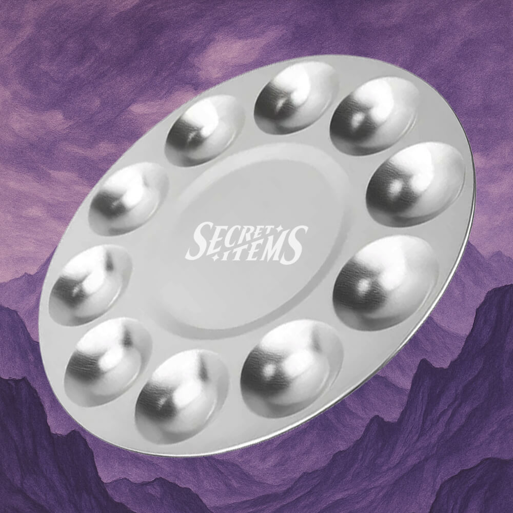 Aluminum Paint Palette - 11 Wells