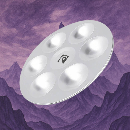 Aluminum Paint Palette - 7 Wells